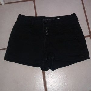 Black High Waisted shorts